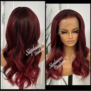 Human Hair Blended Lace Front Wig